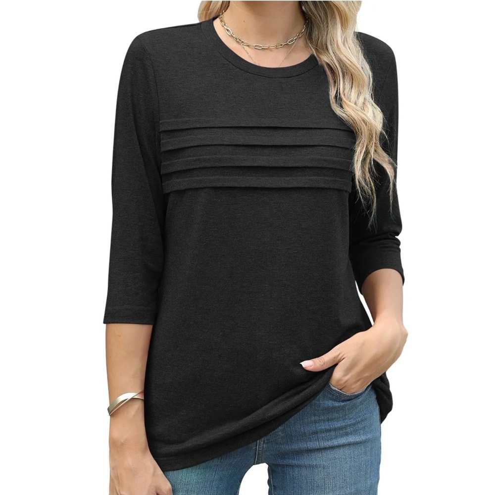 Ofeefan Black Long Sleeve Top - Size XL